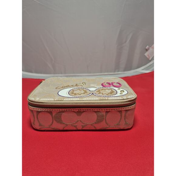 💥 Very Rare Coach Poppy Y2k Colorful Graphic Jewelry Case Box - Picture 2 of 10